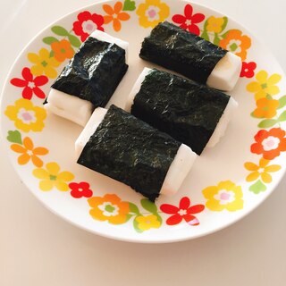 お弁当にいかが♬ 白はんぺんの海苔巻